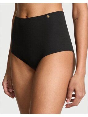 Victoria’s Secret Sz Large L Black No-Show Modern Brief Slip Panty NEW